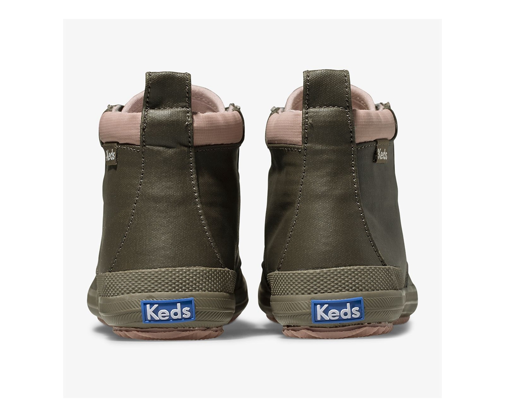 Botas Keds Niña Verde Oliva - Cyber Scout Coated Lona - 5426-YOBUX